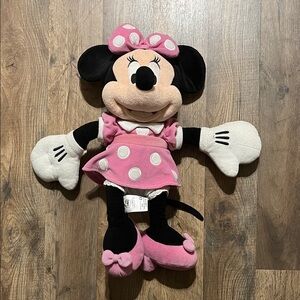 Pink and Black Plush Toy